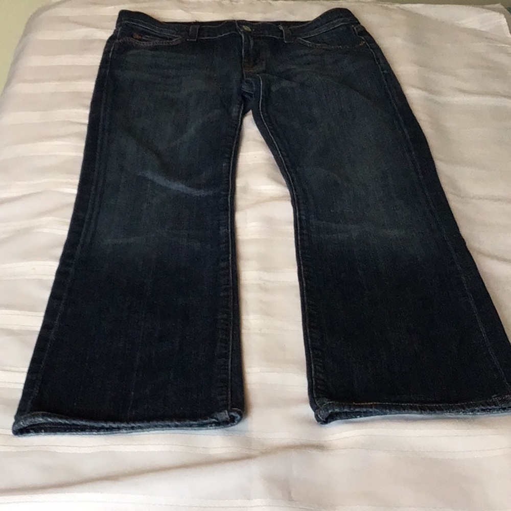 For all 7 mankind boot cut size 29 inseam to hem 30 inches preowned good cond.